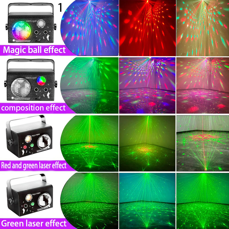 10 واط مصابيح حفلات Dj المرحلة - مراجعة Audio Music Dj وسعره